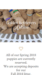 Mobile Screenshot of goldenretrieversofidaho.com